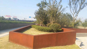 广陵耐候钢挡土墙
